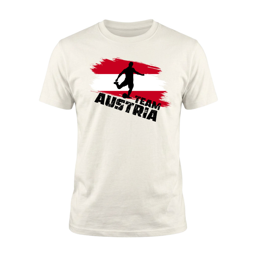 TEAM AUSTRIA – Premium Fußball Fan T-Shirt – White Edition