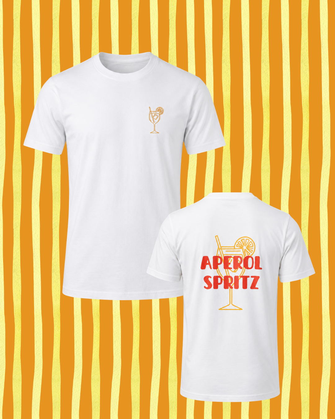 APEROL SPITZ – Premium Sommer T-Shirt | 100% Baumwolle | Damen, Herren & Kinder