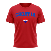 CROATIA – Premium Nation Fan T-Shirt – Red Edition
