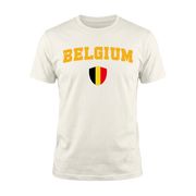 BELGIUM – Premium Nation Fan T-Shirt – White Edition