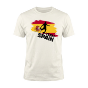 TEAM SPAIN – Premium Fußball Fan T-Shirt – White Edition