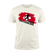 TEAM SWITZERLAND – Premium Fußball Fan T-Shirt – White Edition
