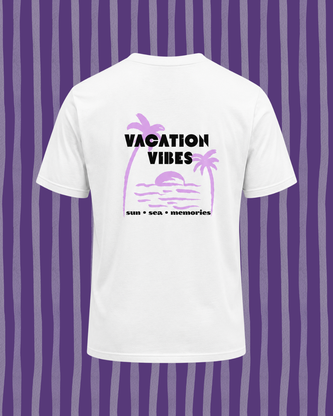 VACATION VIBES – Premium Sommer T-Shirt | 100% Baumwolle | Damen, Herren & Kinder