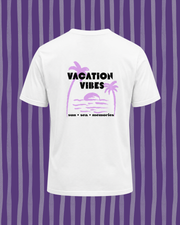 VACATION VIBES – Premium Sommer T-Shirt | 100% Baumwolle | Damen, Herren & Kinder