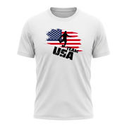 TEAM USA – Active Performance Sportshirt – White Edition