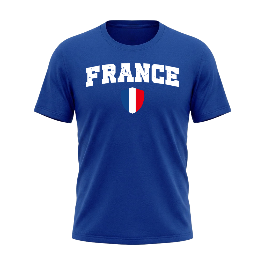 FRANCE – Premium Nation Fan T-Shirt – Blue Edition