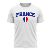 FRANCE Nation Active Performance Sportshirt White Edition
