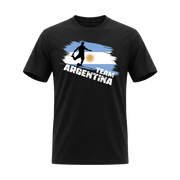 TEAM ARGENTINA – Premium Fußball Fan T-Shirt – Black Edition