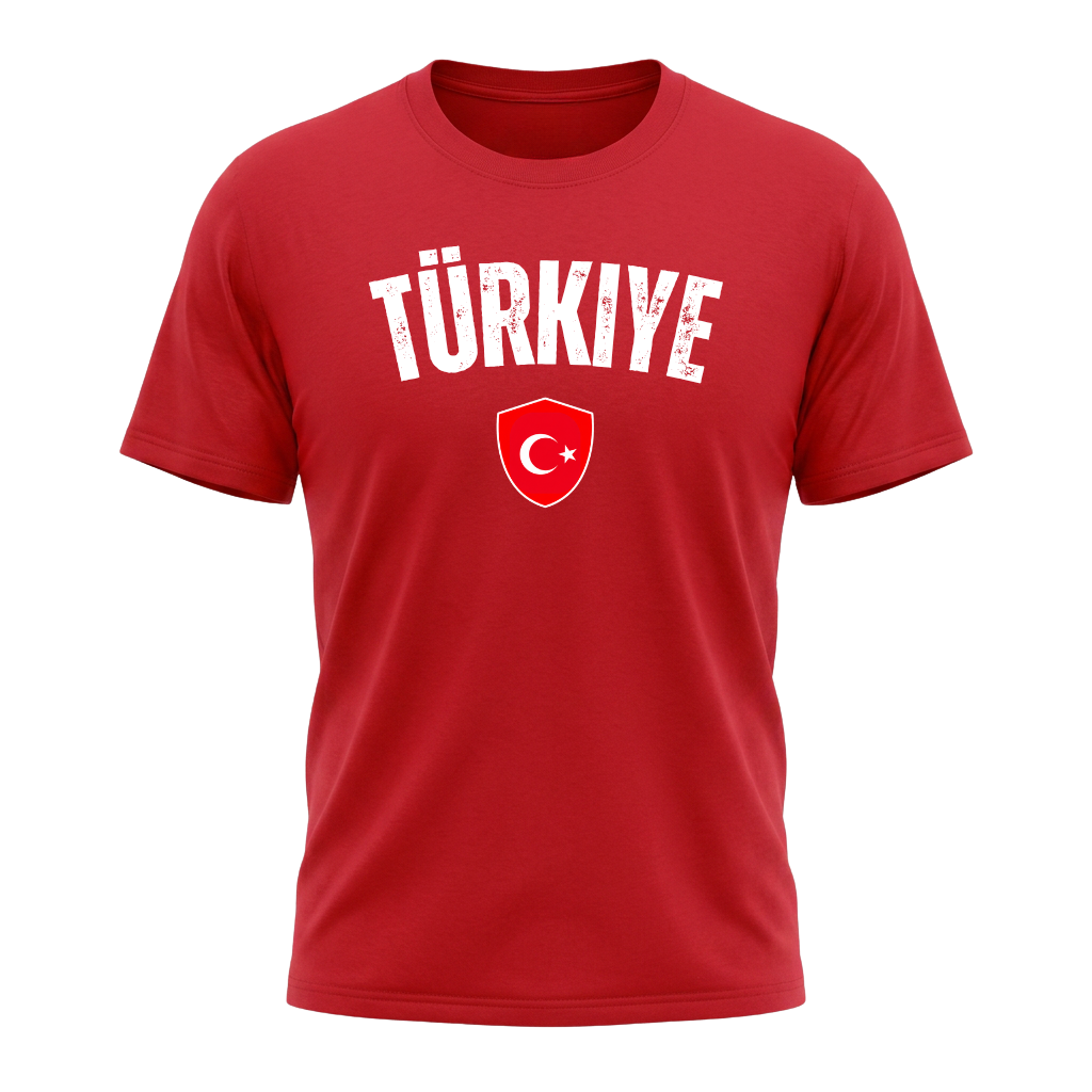 TÜRKIYE – Premium Nation Fan T-Shirt – Red Edition