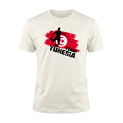 TEAM TUNESIA – Premium Fußball Fan T-Shirt – White Edition