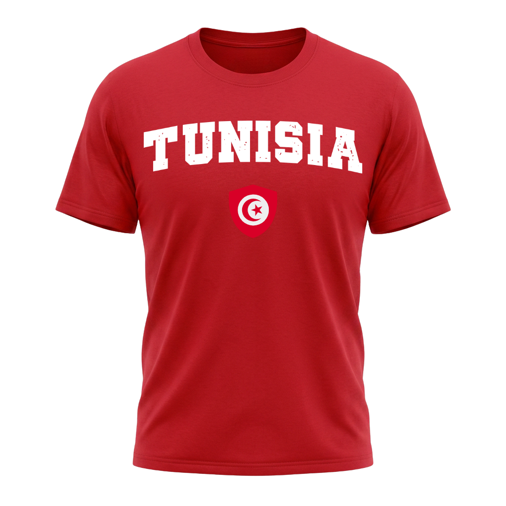TUNESIA – Premium Nation Fan T-Shirt – Red Edition