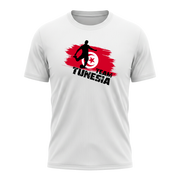 TEAM TUNESIA – Active Performance Sportshirt – White Edition