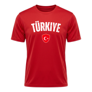 TÜRKIYE Nation Active Performance Sportshirt Red Edition
