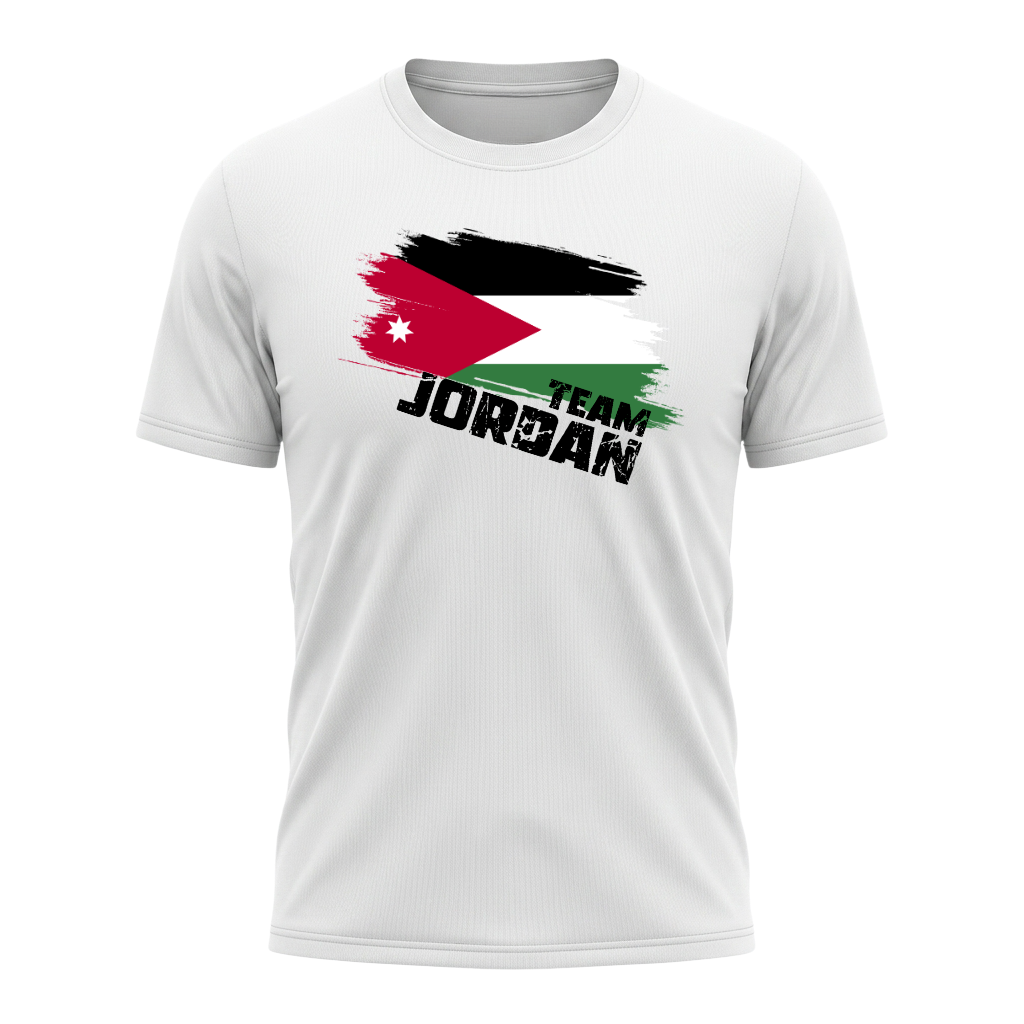 TEAM JORDAN – Active Performance Sportshirt – White Edition