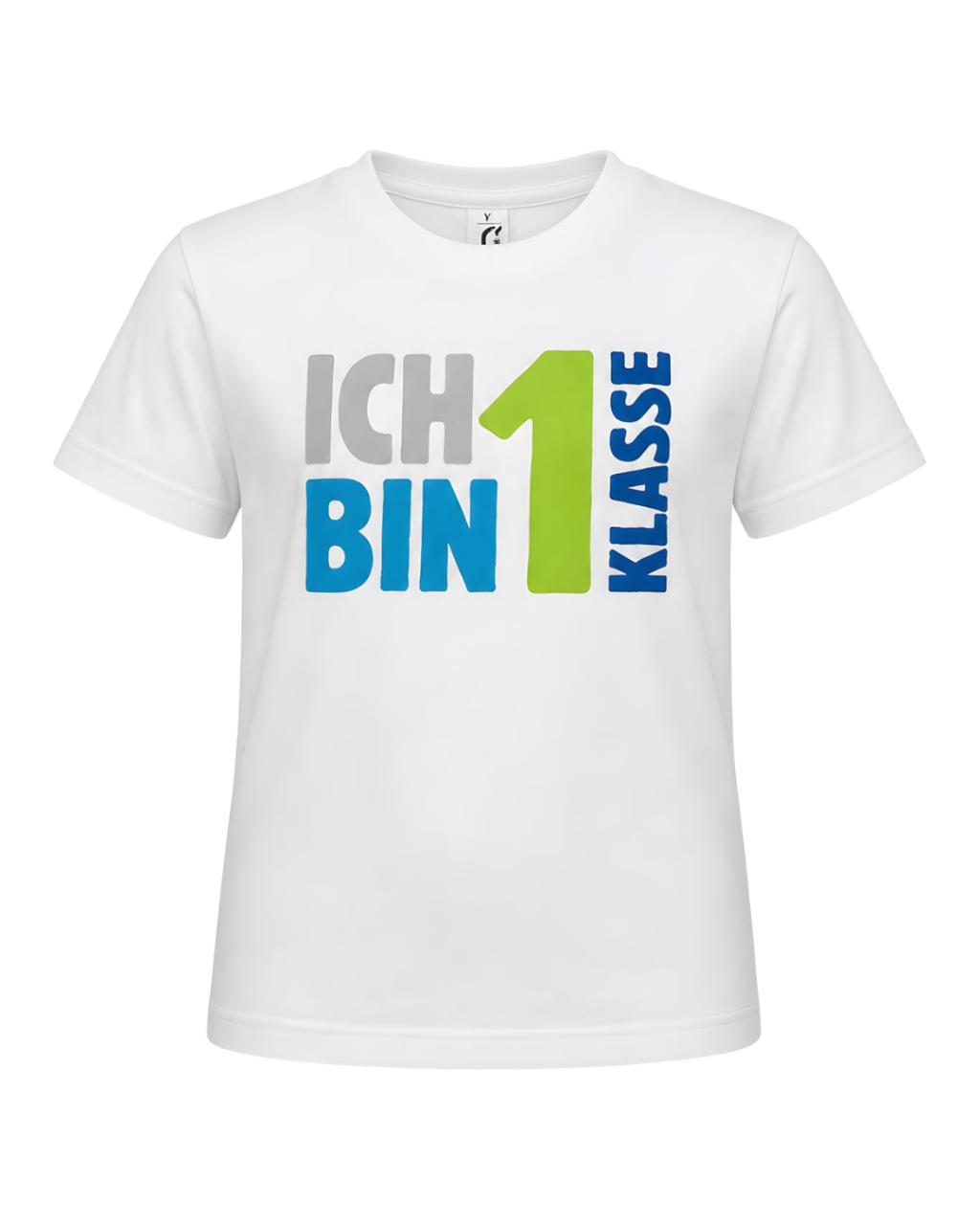 Kinder T-Shirt "ICH BIN 1. KLASSE" – Perfekt zur Einschulung | Jungen & Mädchen