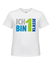 Kinder T-Shirt "ICH BIN 1. KLASSE" – Perfekt zur Einschulung | Jungen & Mädchen
