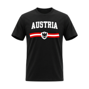 AUSTRIA – Premium Nation Fan T-Shirt – Black Edition