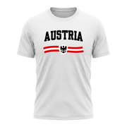 AUSTRIA Nation Active Performance Sportshirt – White Edition