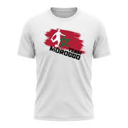 TEAM MOROCCO – Active Performance Sportshirt – White Edition