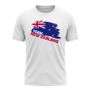 TEAM NEW ZEALAND – Active Performance Sportshirt – White Edition