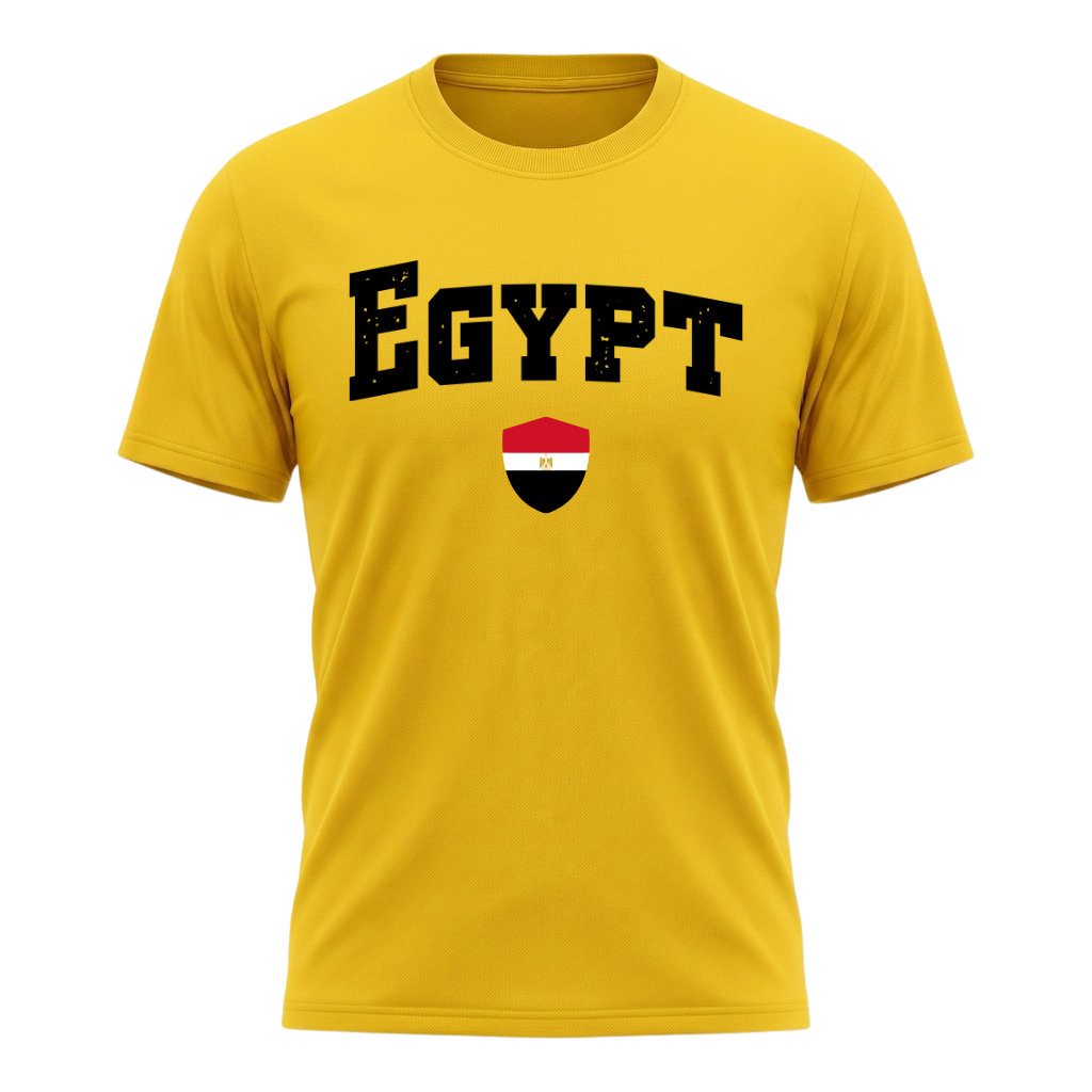 EGYPT – Premium Nation Fan T-Shirt – Yellow Edition