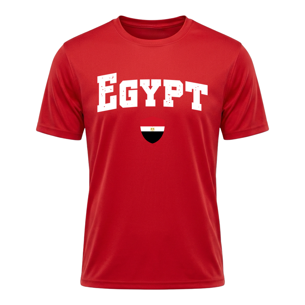 EGYPT Nation Active Performance Sportshirt Red Edition