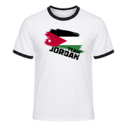 TEAM JORDAN Retro Ringer T-Shirt White-Black Edition