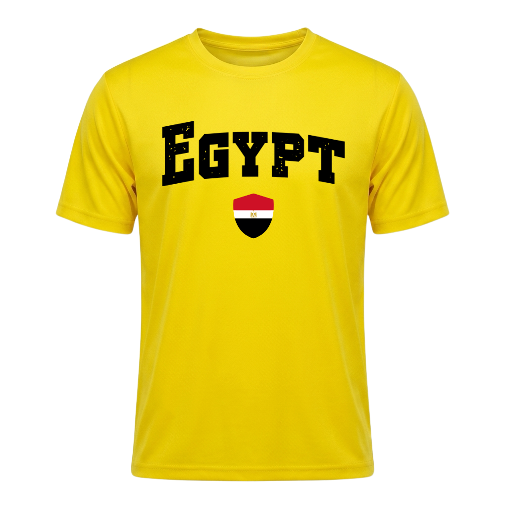 EGYPT Nation Active Performance Sportshirt Yellow Edition