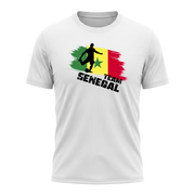 TEAM SENEGAL – Active Performance Sportshirt – White Edition