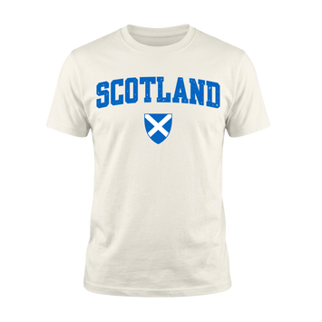 SCOTLAND – Premium Nation Fan T-Shirt – White Edition