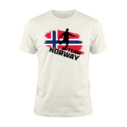TEAM NORWAY – Premium Fußball Fan T-Shirt – White Edition