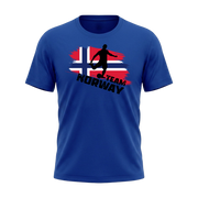 TEAM NORWAY – Premium Fußball Fan T-Shirt – Blue Edition