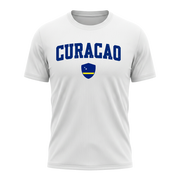 CURACAO Nation Active Performance Sportshirt White Edition