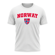 NORWAY Nation Active Performance Sportshirt White Edition