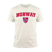 NORWAY – Premium Nation Fan T-Shirt – White Edition