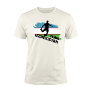 TEAM UZPEKISTAN – Premium Fußball Fan T-Shirt – White Edition
