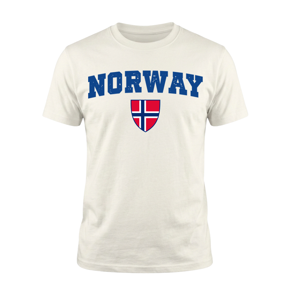 NORWAY– Premium Nation Fan T-Shirt – White Edition