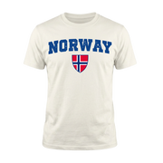 NORWAY– Premium Nation Fan T-Shirt – White Edition