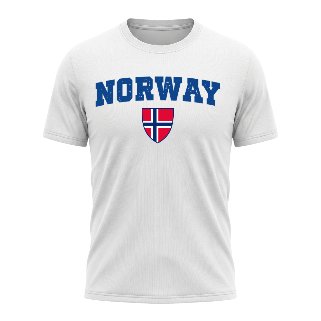 NORWAY Nation-Active Performance Sportshirt White Edition