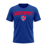 NORWAY– Premium Nation Fan T-Shirt – Blue Edition