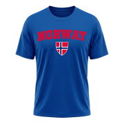 NORWAY Nation Active Performance Sportshirt Blue Edition
