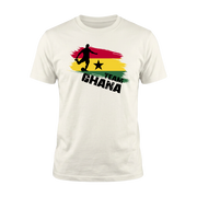 TEAM GHANA – Premium Fußball Fan T-Shirt – White Edition