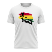 TEAM GHANA – Active Performance Sportshirt – White Edition
