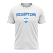 ARGENTINA Nation Active Performance Sportshirt White Edition