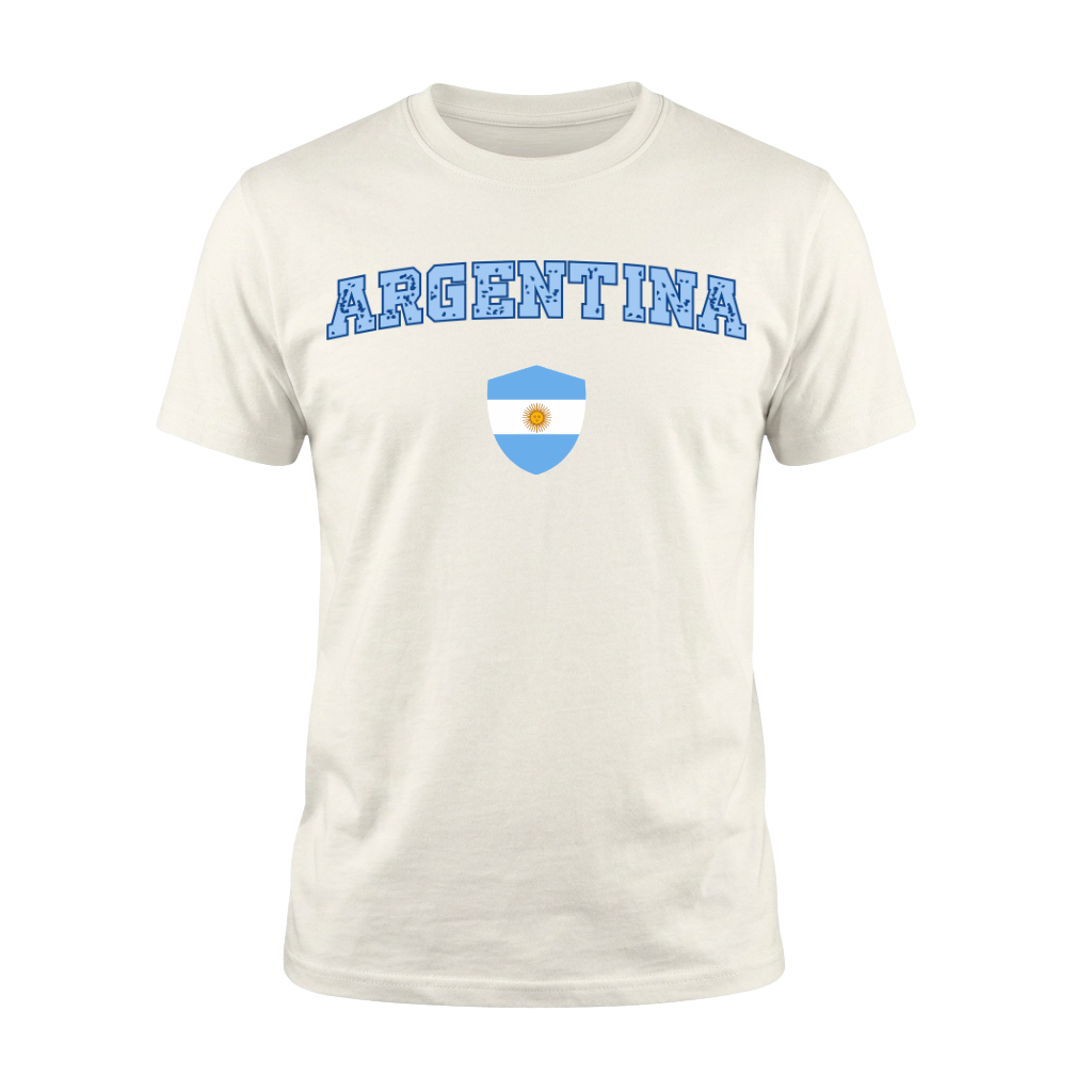 ARGENTINA – Premium Nation Fan T-Shirt – White Edition
