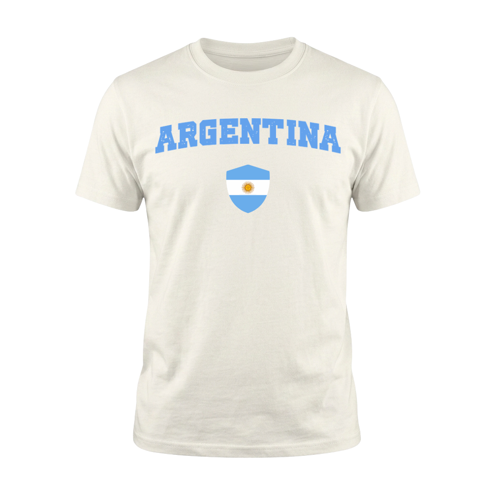 ARGENTINA– Premium Nation Fan T-Shirt – White Edition