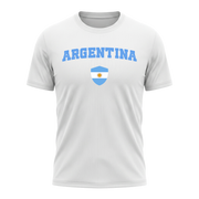 ARGENTINA Nation Active Performance Sportshirt White-Edition