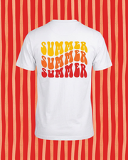 SUMMER – Premium Sommer T-Shirt | 100% Baumwolle | Damen, Herren & Kinder| rot