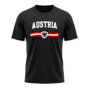 AUSTRIA Nation Active Performance Sportshirt – Black Edition