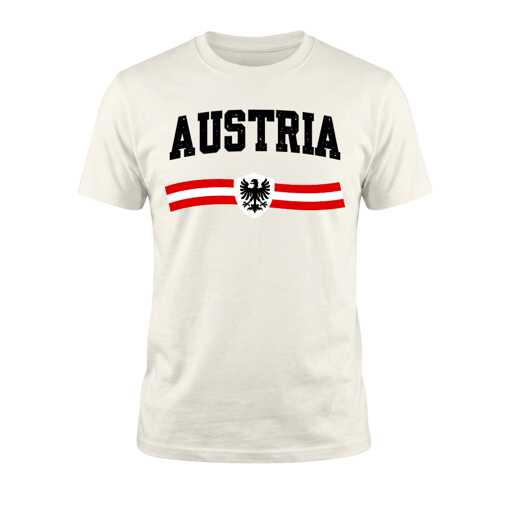 AUSTRIA – Premium Nation Fan T-Shirt – White Edition